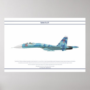 Su-27 Rusland 3 Poster
