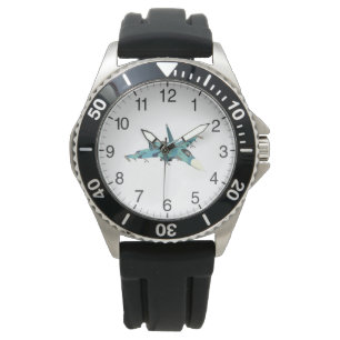 Su-27 Russisch Jet Fighter Horloge