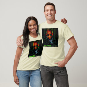 SU&D Mannen Blk V-Neck T-Shirt