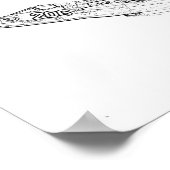 SU Sovjet Frogfoot Plane Sketch Poster (Hoek)