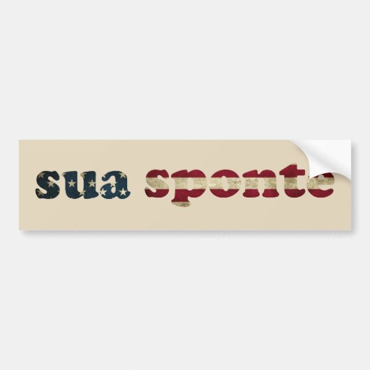 SUA SPONTE BUMPERSTICKER (Voorkant)