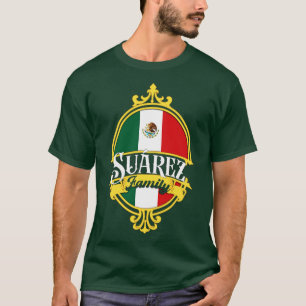Suarez Familie Mexico Vlag T-shirt