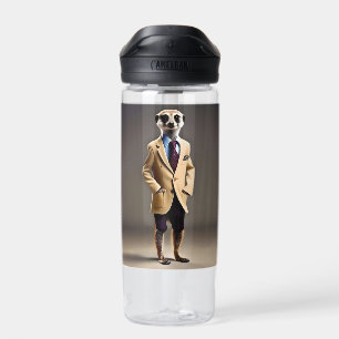 Suave Looking Meerkat betekent Business, Waterfles