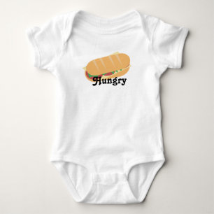 Sub Sandwich Foodie Hongerige Baby Body Romper