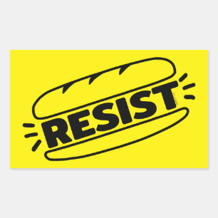 Sub Sandwich verzet zich tegen fascisme Rechthoekige Sticker