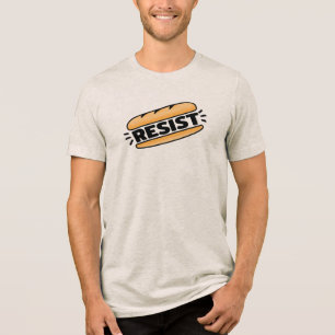 Sub Sandwich verzet zich tegen fascisme Tri-Blend Shirt