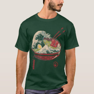Subarashii Ramen Great Ramen Wave Japans T-shirt