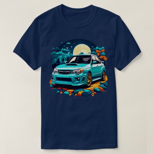 Subaru Impreza 1 T-shirt (Design voorkant)