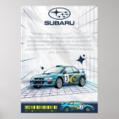 Subaru Impreza Poster (Voorkant)