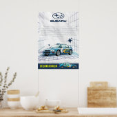 Subaru Impreza Poster (Keuken)