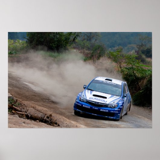 Subaru Rally of China Poster (Voorkant)