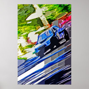 Subaru WRX-verf Poster