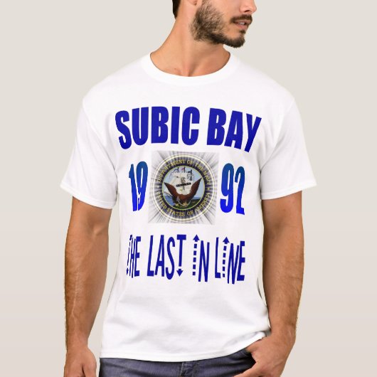 SUBIC BAY NAVY 1992 T-SHIRT (Voorkant)
