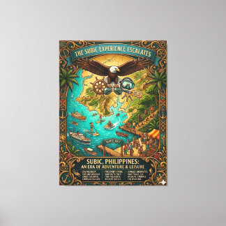 SUBIC, PHILIPPINES: AN ERA OF ADVENTURE & LEISURE CANVAS AFDRUK
