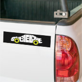 Subie Love Green Bumpersticker (Op Truck)