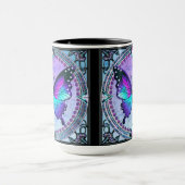 Sublimatie Vlinder met Achtergrond Mok (Midden)