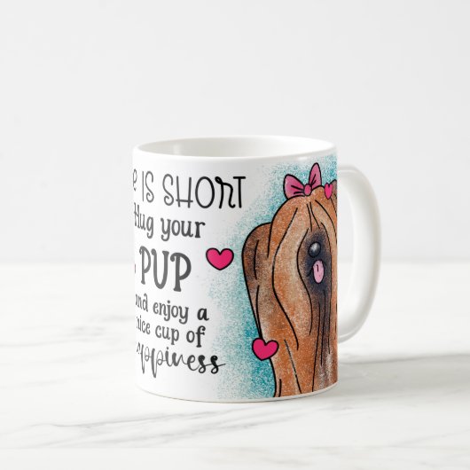Sublimation de chien tasse (Devant droit)
