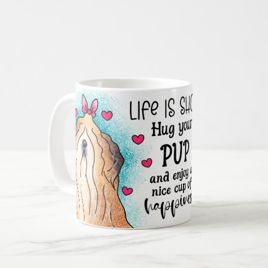 Sublimation de chien tasse (Devant gauche)