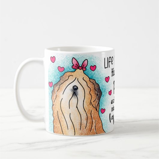 Sublimation de chien tasse (Gauche)