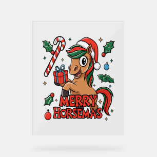 Sublimation drôle de cheval, joyeux Horsemas