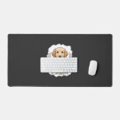 Sublimation Retriever Doré Floral (Clavier et souris)