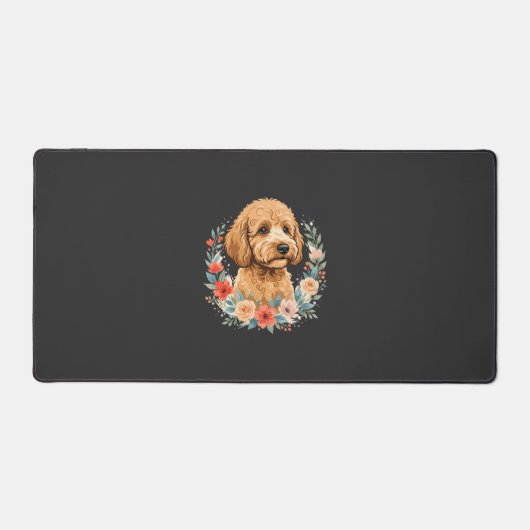 Sublimation ronde de chien floral (Recto)