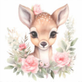 Sublimatische hert sticker (Voorkant)