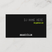 Sublime Limoen Mixtape Visitekaartje (Achterkant)