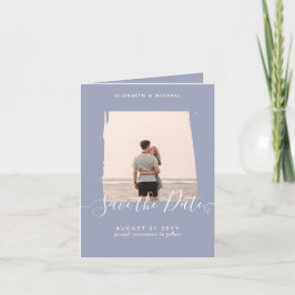 Sublime Minimalist FOTO Opslagdatum Stofblauw Kaart