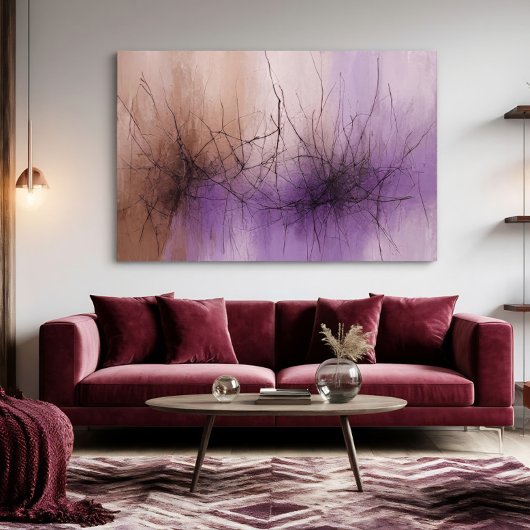 Sublime Netwerken de Dans van Lijnen  Canvas Afdruk
