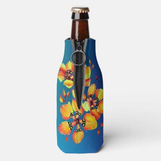 Sublime Waterverf Blijvend in Hot Flame Oranje Flesjeskoeler (Fles Achterkant)