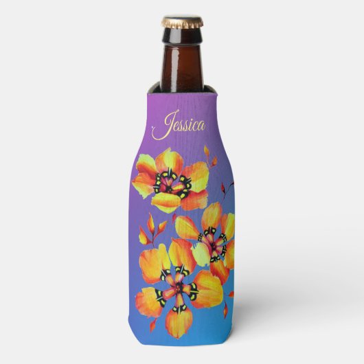 Sublime Waterverf Blijvend in Hot Flame Oranje Flesjeskoeler (Fles Voorkant)