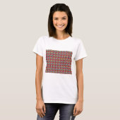 Subliminal Stereogram Text Message I am Lovely T-shirt (Voorkant volledig)