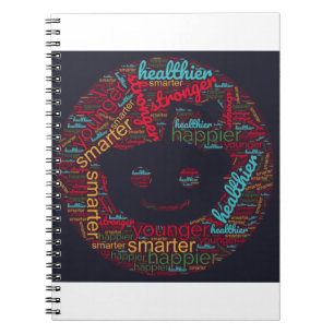 Subliminale Word Art voor reddit sociale pictogram Notitieboek