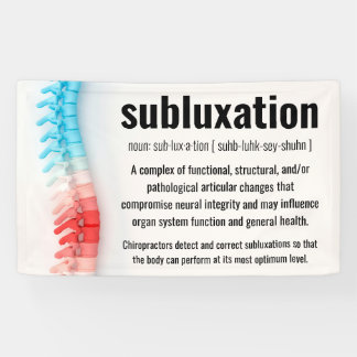 Subluxatie definitie Chiropractie Banner