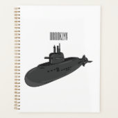 Submarine cartoon illustration (Devant)