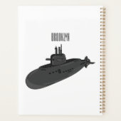 Submarine cartoon illustration (Dos)