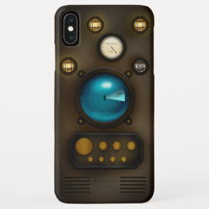 Submarine Ship Control Room Steampunk Tech iPhone XS Max Hoesje