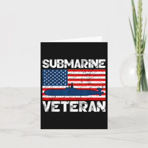 Submarine veteran War Sub underwater Craft Soldaat Kaart