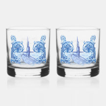 Submarine Whiskey Glasses Cadeauset