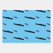 Submariner Wrapping Paper Flat Sheet Set van 3 (Voorkant 3)