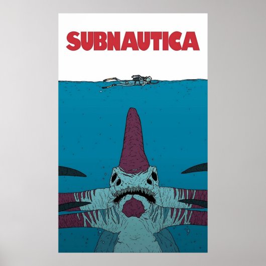 Subnautica spel - Film Poster (Voorkant)