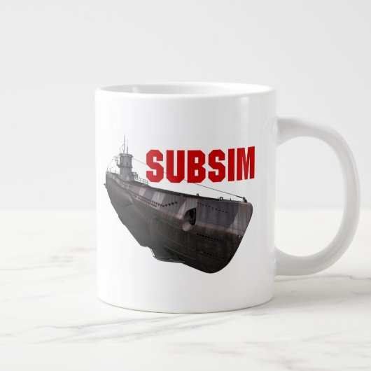SUBSIM Jumbo-mok - U-boot Extra Grote Beker (Rechts)