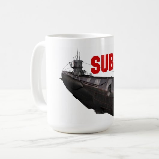 SUBSIM U-Boat Silent Running Mug (Devant gauche)