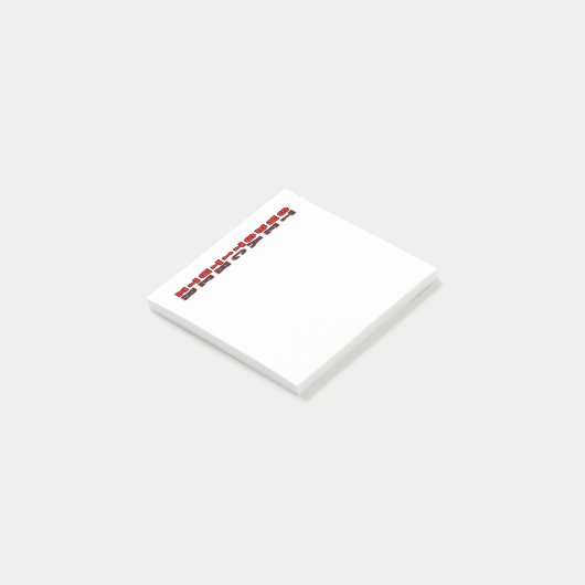 Substitute Teacher Post-it® Notes (Schuin)