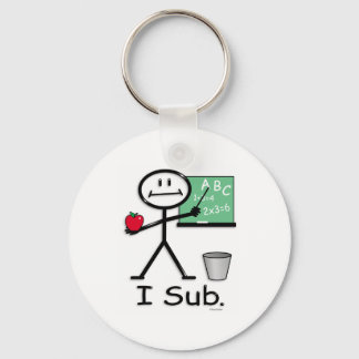 Substitute Teacher Sleutelhanger