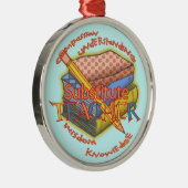 Substituut ornament voor leraar deluxe-ronde (Rechts)