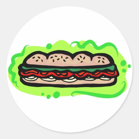 Subsub Ronde Sticker (Voorkant)