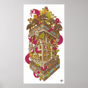 Subterraniale wetenschapsclub poster