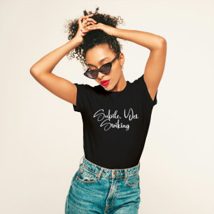 "Subtiel maar opvallend" zelfverzekerde minimalist T-shirt